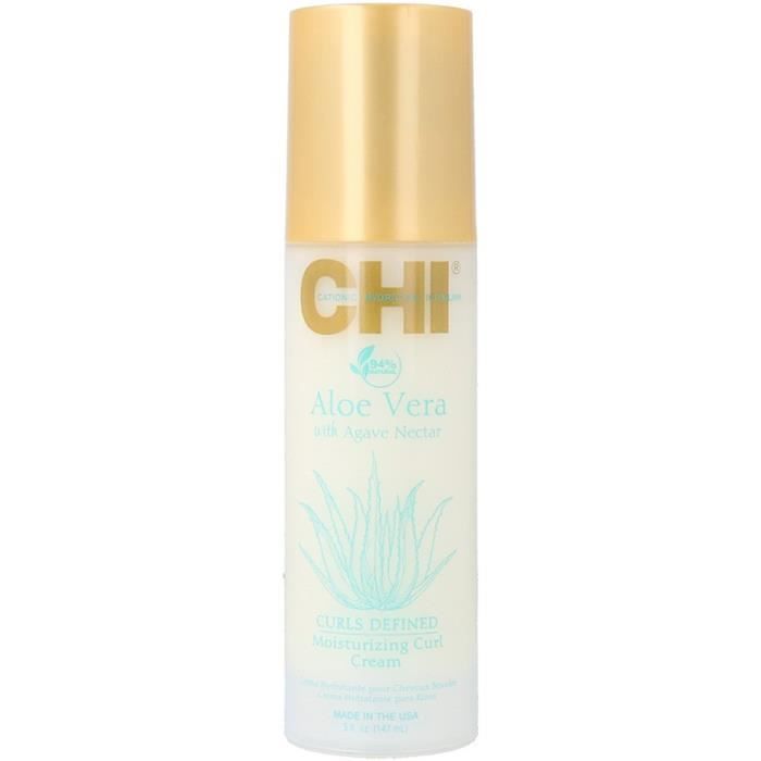 Chi Aloe Vera Curls Defined Crème Hydratante Cheveux Bouclés 147ml