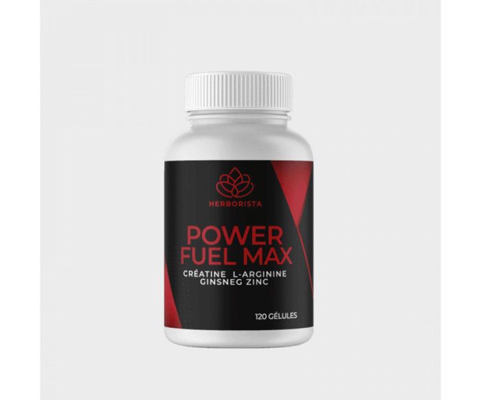 Power Fuel Max 120 Gélules - créatine, zinc, L'arginine , ginseng