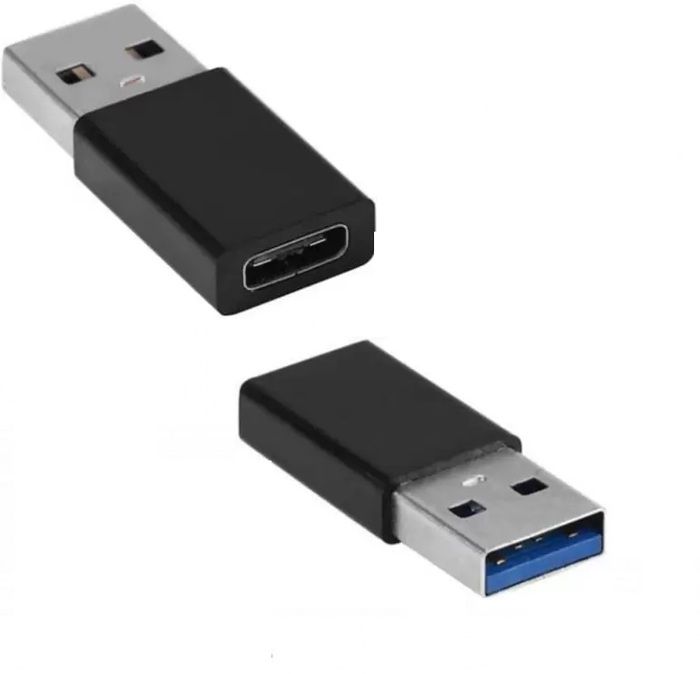 Adaptateur USB vers USB-C compatible chargeur secteur-ordinateur etc vers USB C
