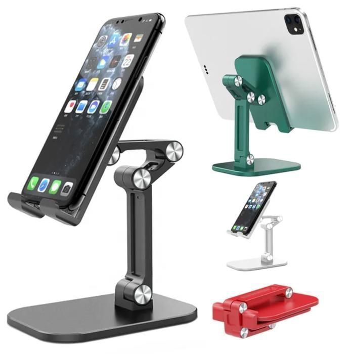 Support polyvalent de bureau pour smartphone et tablette (Couleur aléatoire)
