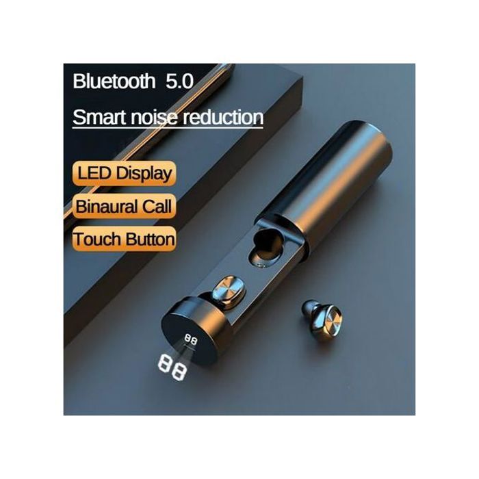 Écouteurs Bluetooth BTH-241 : Bluetooth 5.0, Son HIFI et Boîte de Charge Magnétique