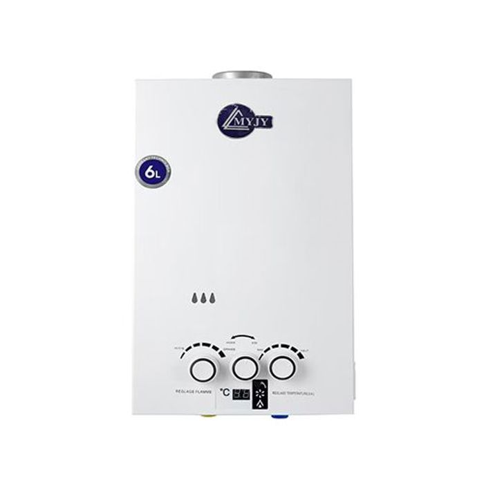 Chauffe-eau à gaz - MYJY - Automatique 6L - Affichage digital - Sécurité surchauffage - 12 kW