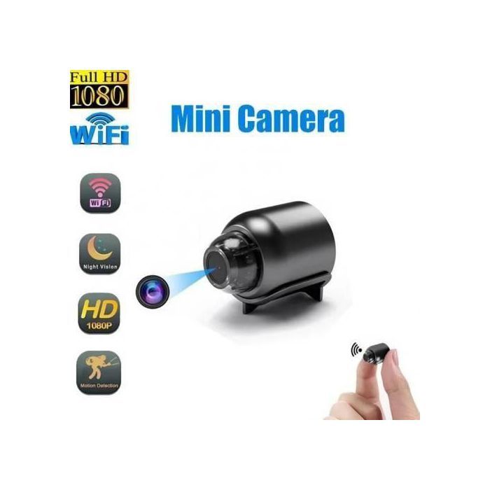 Mini Caméra de Surveillance Intérieure Sans Fil Intelligente Vision nocturne, magnétique