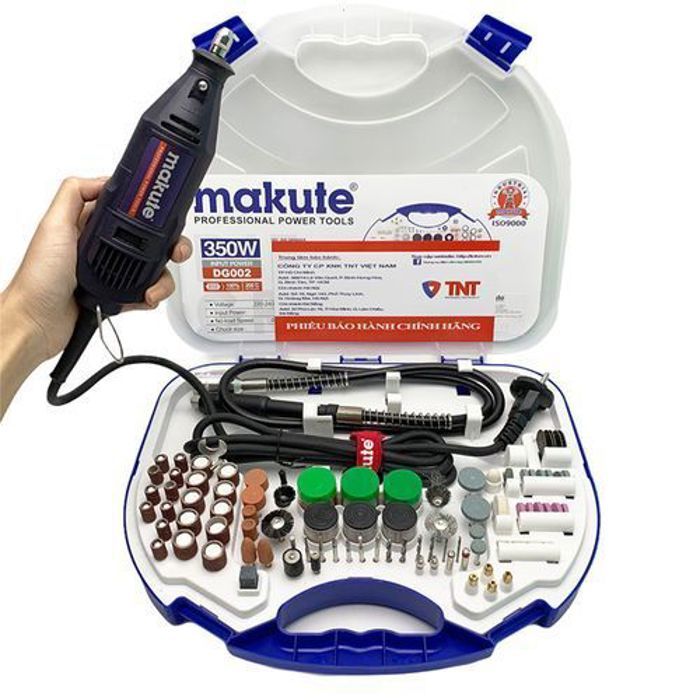 Makute Mini Perceuse Makute 3mm 350W, Kit Complet de 180 Outils