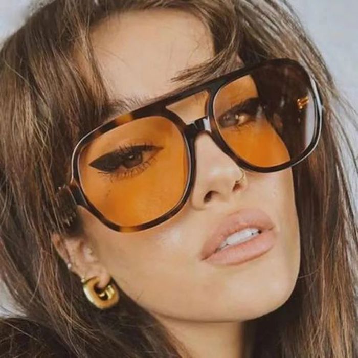 Lunettes de soleil - Femmes - Carrées - Polarisées - Protection UV400 - Confortables