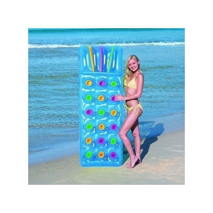 Matelas Piscine - Vision Sous-Marine, Transparent, 188 x 71 cm