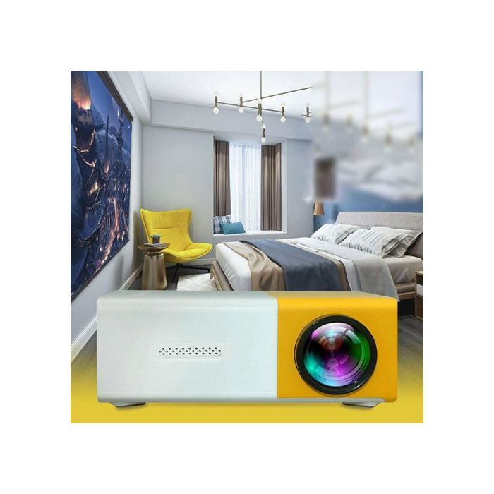 Mini budgétaire de film portable, Projector adapté au camping en plein air, Drive-in,