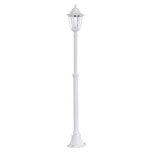 Lampadaire d'extérieur Navedo - EGLO - Métal Blanc - H200cm - IP44