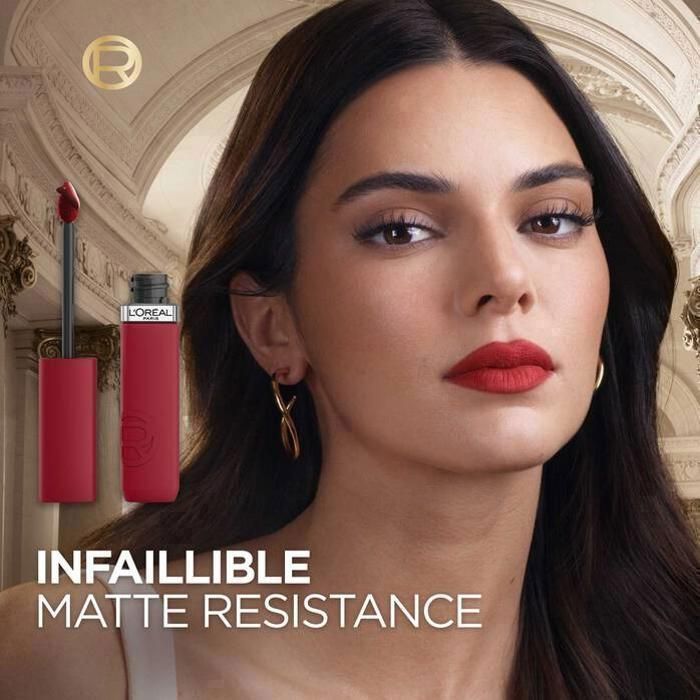 Rouge à lèvres - L'oreal Paris - Matte Resistance 16h - 105: Breakfast in bed - Waterproof - Fini poudré mat