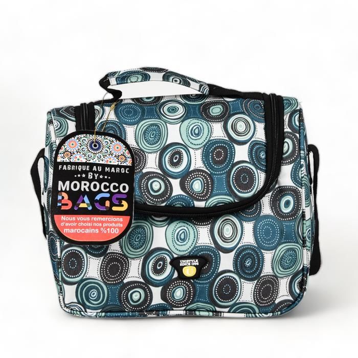 LUNCH BOX OVAL TISSU IMPRIME GARCON
