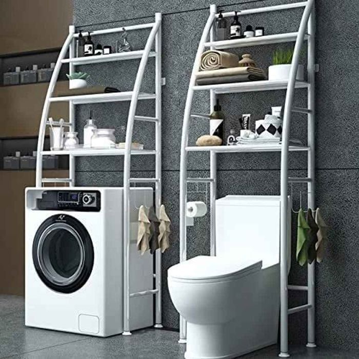 Étagère de rangement - Non spécifié - 3 niveaux - Matériau solide - Économiseur d'espace - Design contemporain