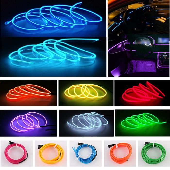 Lumière led décorative interieur voiture