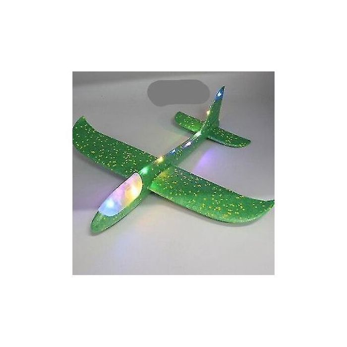 Planeur Volant en Mousse Jaune LED - 48cm