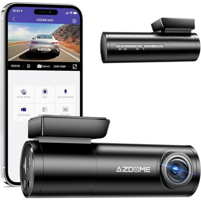 M300S 4K 2 Dash Cam 5Ghz WiFi GPS