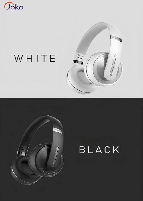 JoKo H-18 Casque stéréo sans fil Bluetooth avec microphone,auxiliaire