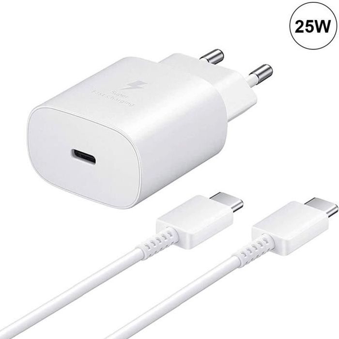 Super Pack Chargeur + Câble pour Samsung Galaxy A04s Fast Charger