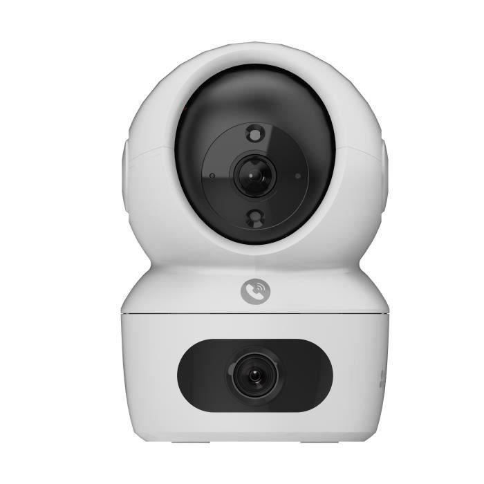 Caméra Wi-Fi panoramique - EZVIZ - H7c - Double objectif - 2K+ - Détection IA - Vision nocturne couleur - Audio bidirectionnel