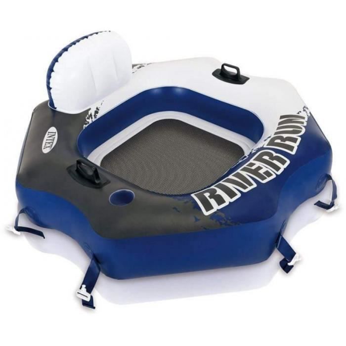 Piscine - INTEX - River Run Connect Lounge - Bleu - Plastique - Extérieur - 1 personne