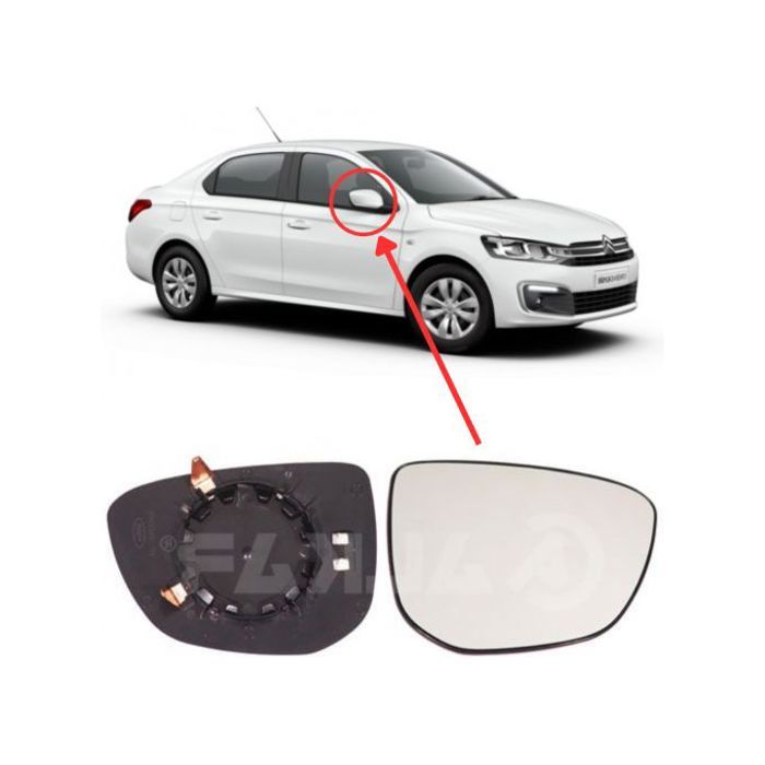 Verre Retroviseur Droit Citroën C-Elysée