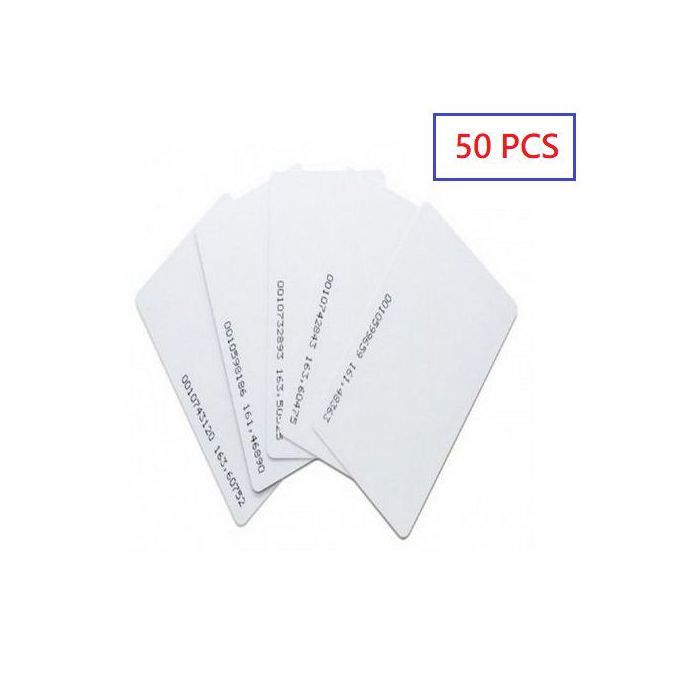50 carte de pointage RFID et badges Prof d'accès sans contact RFID 125KHz