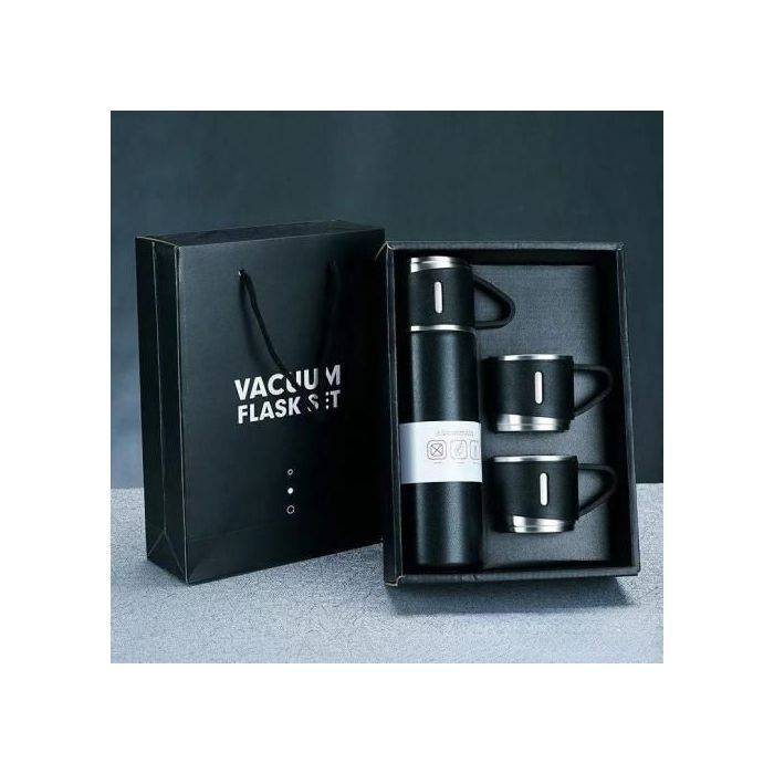 Set Thermos pour conserver les boissons chaudes avec 3 tasses 500 ml