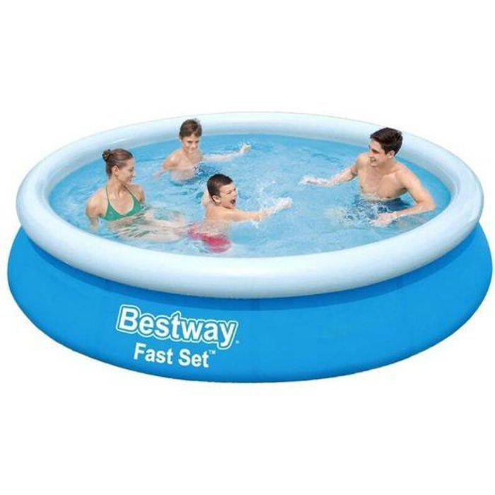 Piscine Gonflable - BESTWAY - Fast Set - 366x76 cm - Installation rapide - Pour enfants à partir de 4 ans