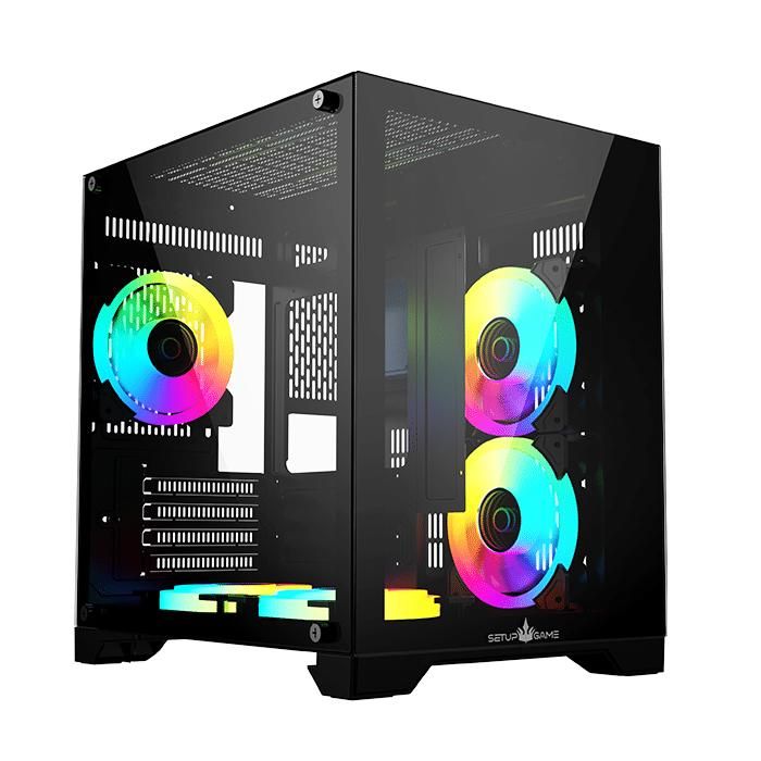BOITIER SG PRO MINI 3 FAN ARGB NOIR