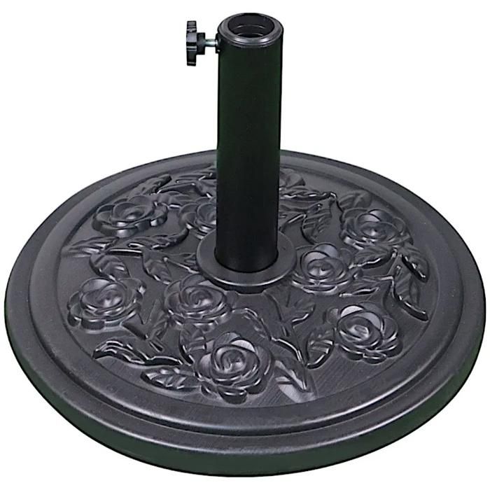 Pied de parasol en acier rond 9Kg