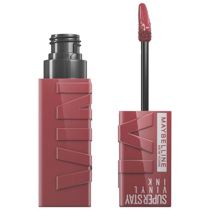 Rouge à lèvres - Maybelline New York - Superstay Vinyl Ink - 40 Witty - Violet - Effet Vinyl