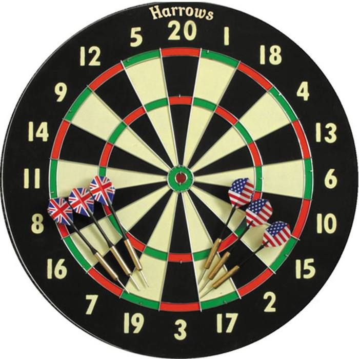 Cible Traditionell Harrows Champion Familj Dartspel-13