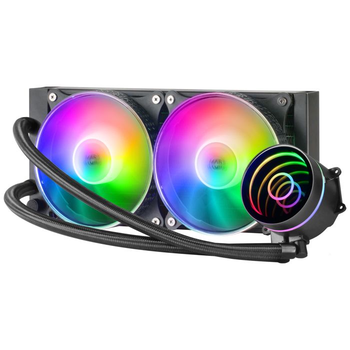 Kit Watercooling AIO - MARS GAMING - ML-One RGB - 240mm - 12 cm - Compatible Socket AM4