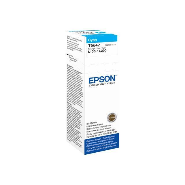Cartouche jet d'encre EPSON T6642 - Cyan - Jet d'encre