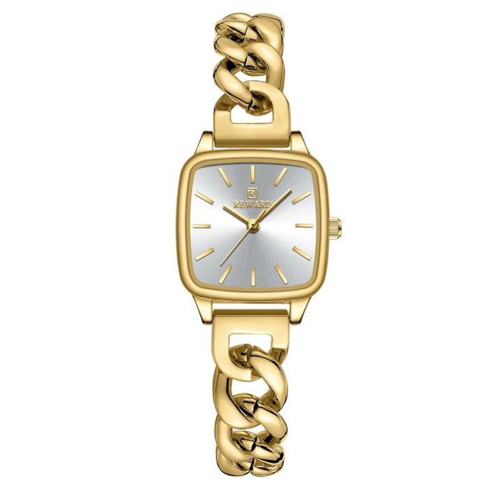 Montre pour femme à quartz à petit cadran avec bracelet en acier inoxydable