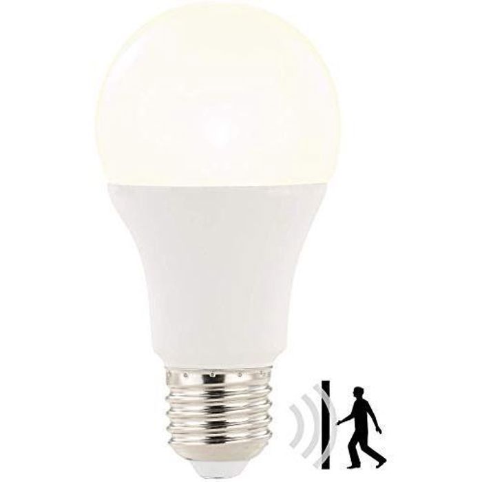 Ampoule LED - Non spécifié - 9W - B22 - Détecteur de mouvement - Multicolore