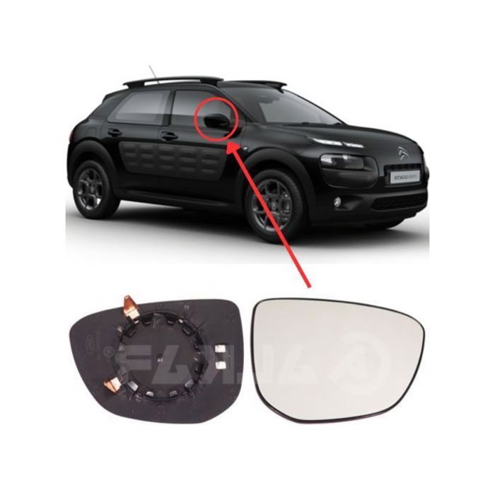 Verre Retroviseur Droit Citroën C4 Cactus