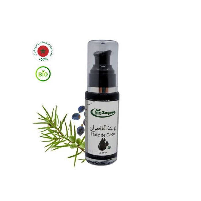Huile de Cade - bio Zagora - 50ml - 100% Naturelle - Purifiante - Apaisante
