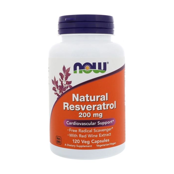 Compléments alimentaires Natural Resveratrol 200 MG BI4209 , NOW Foods,