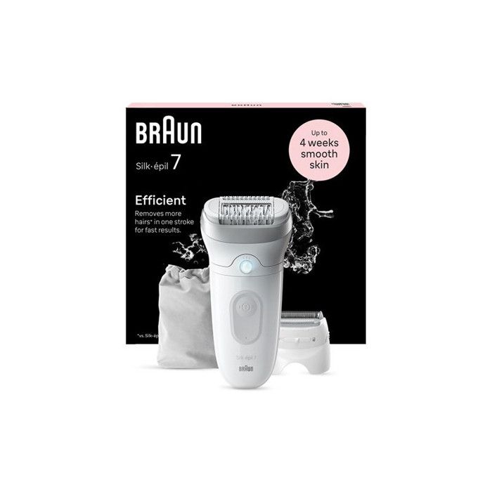 Epilateur électrique Braun Silk épil 7 SE 7 041 Blanc