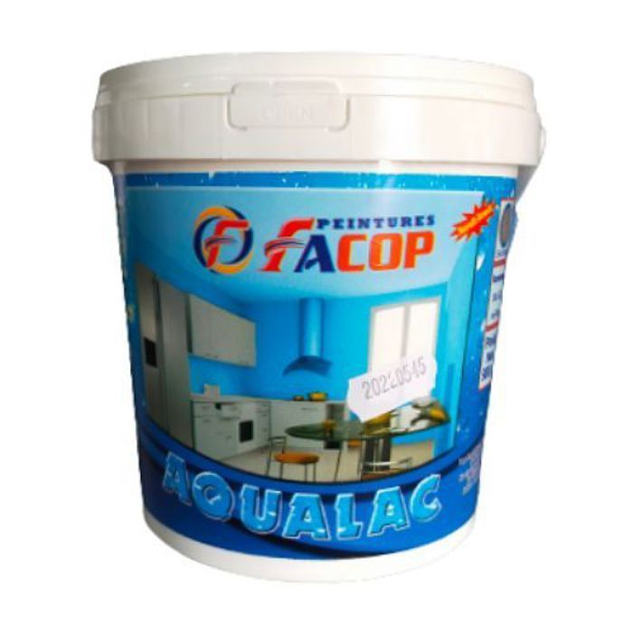 FACOP AQUA LAC Peinture à L'eau Brillant blanc (l'intérieur et l'extérieur)