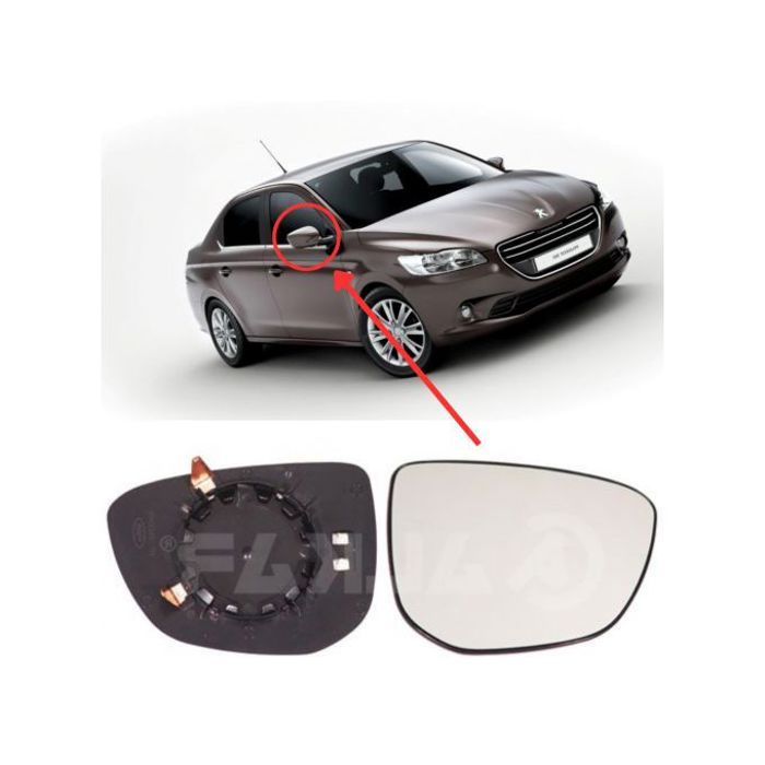 Verre Retroviseur Droit Peugeot 301