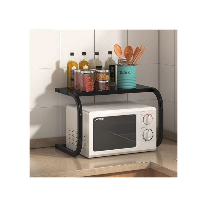 Etagère rétractable pour micro-ondes et four support de stockage Multifonctionnel, couleur aléatoir