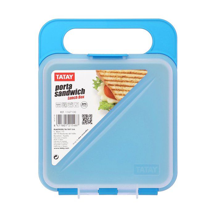 LUNCH BOX PORTE SANDIWICH - BLEU