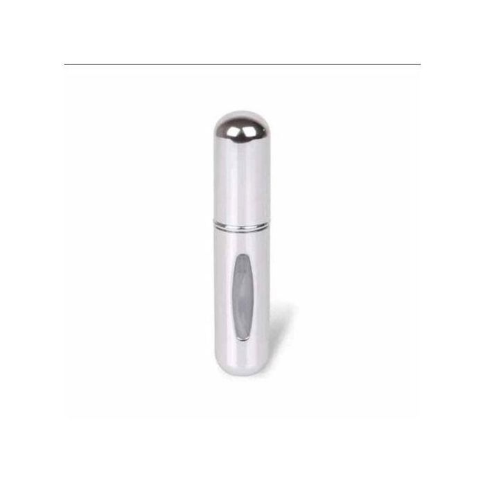 Flacon de Parfum de Voyage Portable - 5 ml - Mini Atomiseur à Remplissage par le Bas - Pulvérisateur à Pression, Couleurs aléatoires