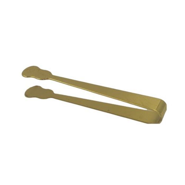 Pince à Charbon - Accessoires de cuisine - Dorée - 10 cm - Sécurisée - Utilisation facile