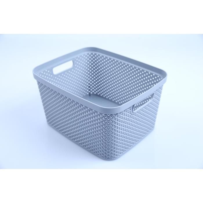 Panier à linge 7 L Diamant avec couvercle