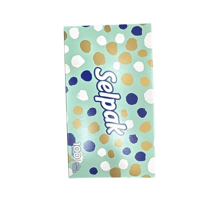 Boîte de mouchoirs blancs 3 plis x 100 unités - SELPAK