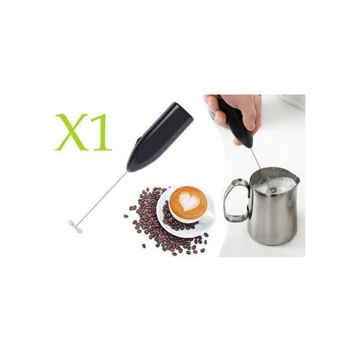 Mini Mixeur Plongeant Portable - Batteur de Café & Lait , Couleurs aléatoires