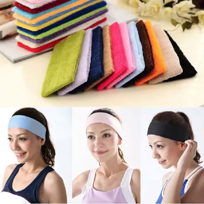 "Bandeaux de cheveux élastiques et antidérapants pour femme   " (Couleur aléatoire)