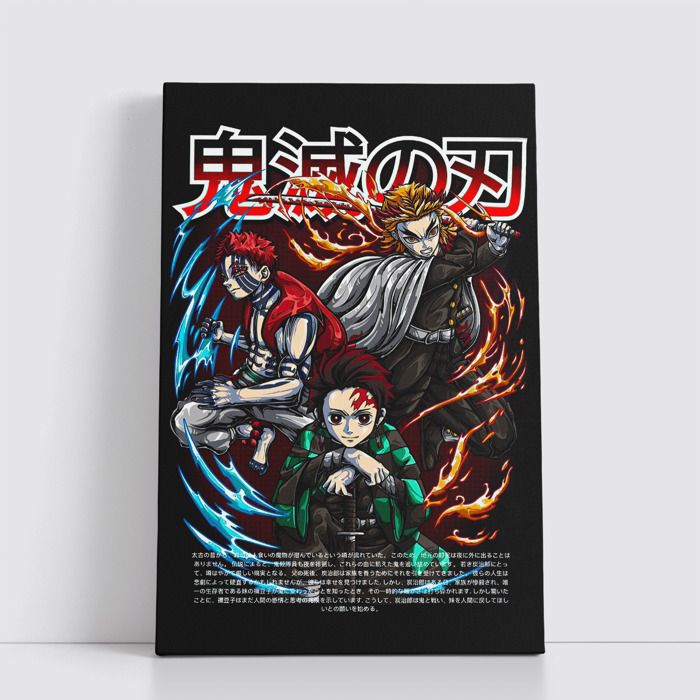 Tableau decoratif sur Toile 25x40 cm Anime attack on titan - one piece - Naruto - death note - Jujutsu Kaisen - Spy x Family 200