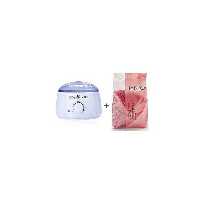 Pro Wax Machine Professionnel Chauffe-Cire pour Épilateur + CIRE ITALWAX -1KG
